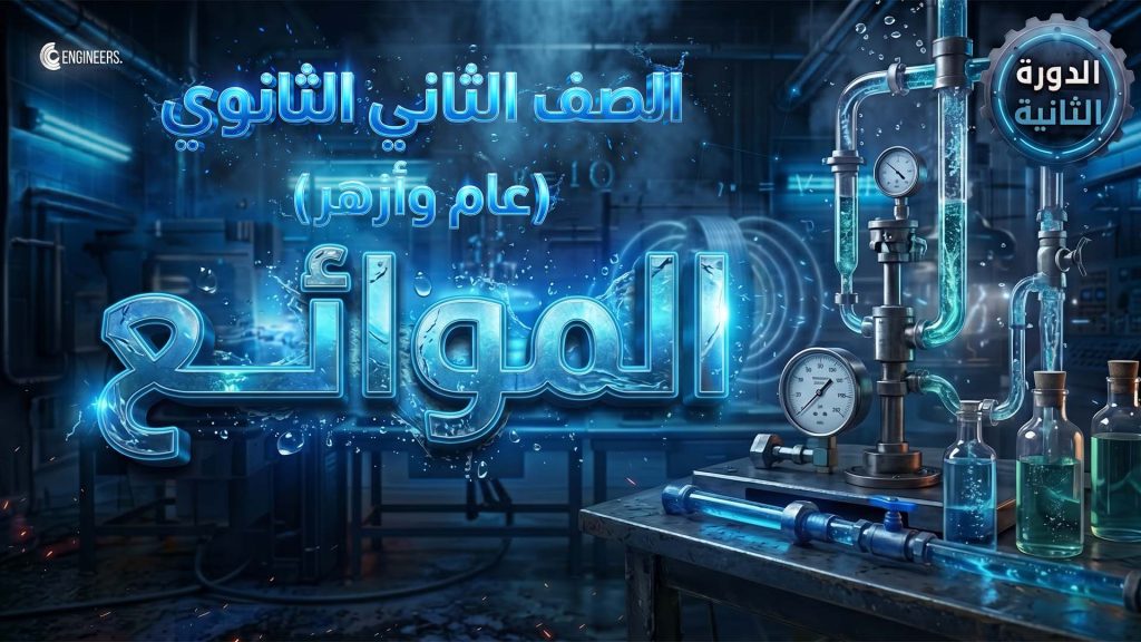 الصف الثاني الثانوي عام وأزهر – الموائع
